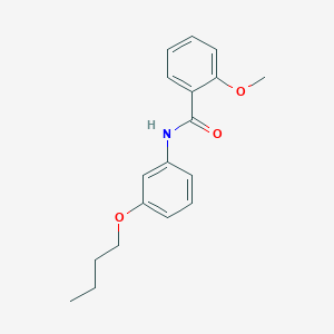 molecular formula C18H21NO3 B3839272 N-(3-butoxyphenyl)-2-methoxybenzamide 