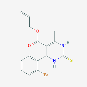 Allyl 4-(2-bromophenyl)-6-methyl-2-thioxo-1,2,3,4-tetrahydropyrimidine-5-carboxylate