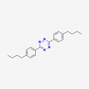 molecular formula C22H26N4 B3839459 3,6-bis(4-butylphenyl)-1,2,4,5-tetrazine 
