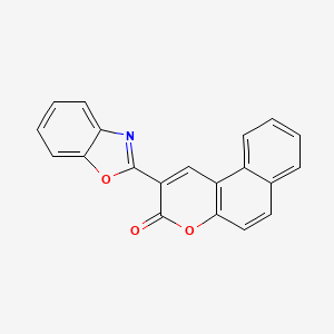 molecular formula C20H11NO3 B3839552 2-(1,3-benzoxazol-2-yl)-3H-benzo[f]chromen-3-one 