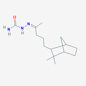 molecular formula C15H27N3O B3839559 5-(3,3-dimethylbicyclo[2.2.1]hept-2-yl)-2-pentanone semicarbazone 