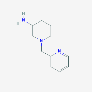molecular formula C11H17N3 B3839594 1-(2-pyridinylmethyl)-3-piperidinamine 