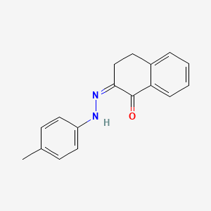 molecular formula C17H16N2O B3839616 3,4-dihydro-1,2-naphthalenedione 2-[(4-methylphenyl)hydrazone] 