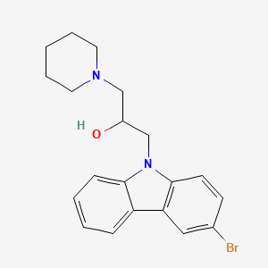 1-(3-bromo-9H-carbazol-9-yl)-3-(1-piperidinyl)-2-propanol