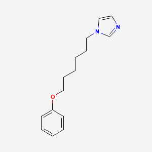 molecular formula C15H20N2O B3839803 1-(6-phenoxyhexyl)-1H-imidazole 