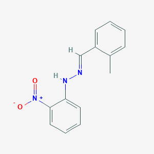 molecular formula C14H13N3O2 B3839828 2-methylbenzaldehyde (2-nitrophenyl)hydrazone 