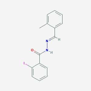 molecular formula C15H13IN2O B3839934 2-iodo-N'-(2-methylbenzylidene)benzohydrazide 