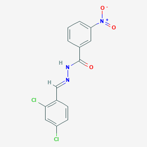 molecular formula C14H9Cl2N3O3 B3839999 N'-(2,4-dichlorobenzylidene)-3-nitrobenzohydrazide CAS No. 303065-67-0