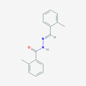 molecular formula C16H16N2O B3840070 2-甲基-N'-(2-甲基苄亚基)苯甲酰肼 CAS No. 5316-51-8