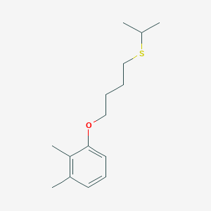 molecular formula C15H24OS B3840120 1-[4-(isopropylthio)butoxy]-2,3-dimethylbenzene 
