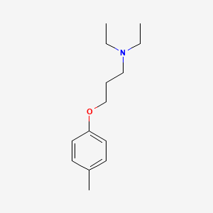 molecular formula C14H23NO B3840238 N,N-diethyl-3-(4-methylphenoxy)-1-propanamine 