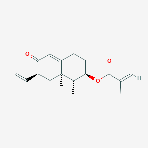 molecular formula C20H28O3 B038403 Petasin CAS No. 26577-85-5