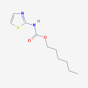 hexyl 1,3-thiazol-2-ylcarbamate