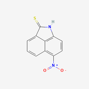 molecular formula C11H6N2O2S B3840371 6-nitrobenzo[cd]indole-2(1H)-thione 