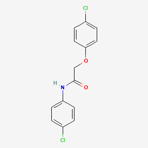 molecular formula C14H11Cl2NO2 B3840534 2-(4-chlorophenoxy)-N-(4-chlorophenyl)acetamide CAS No. 62095-58-3