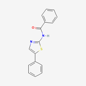 molecular formula C16H12N2OS B3840571 N-(5-phenyl-1,3-thiazol-2-yl)benzamide 