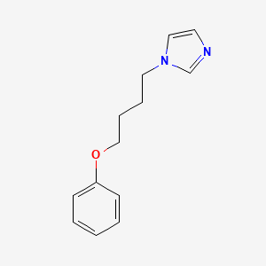 molecular formula C13H16N2O B3840715 1-(4-phenoxybutyl)-1H-imidazole 