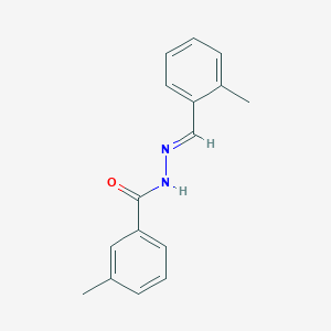 molecular formula C16H16N2O B3840748 3-methyl-N'-(2-methylbenzylidene)benzohydrazide CAS No. 5321-91-5