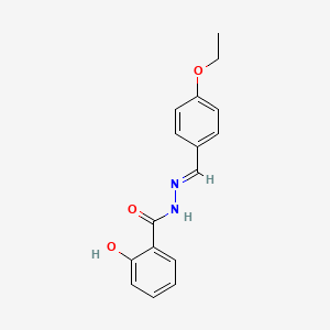 N'-(4-ethoxybenzylidene)-2-hydroxybenzohydrazide