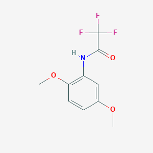 molecular formula C10H10F3NO3 B3840824 N-(2,5-dimethoxyphenyl)-2,2,2-trifluoroacetamide 