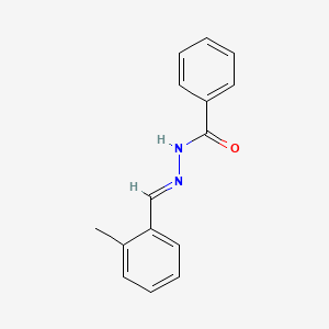 molecular formula C15H14N2O B3840869 N'-(2-methylbenzylidene)benzohydrazide 