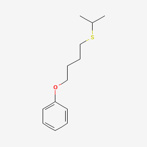 molecular formula C13H20OS B3840908 4-(isopropylthio)butyl phenyl ether 