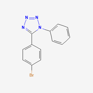 molecular formula C13H9BrN4 B3840911 5-(4-bromophenyl)-1-phenyl-1H-tetrazole 