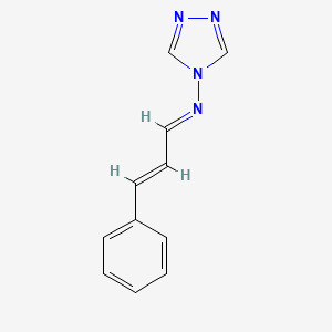 N-(3-phenyl-2-propen-1-ylidene)-4H-1,2,4-triazol-4-amine