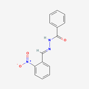 molecular formula C14H11N3O3 B3840982 N'-(2-硝基亚苄基)苯甲酰肼 CAS No. 28123-75-3
