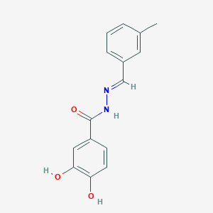 molecular formula C15H14N2O3 B3840983 3,4-dihydroxy-N'-(3-methylbenzylidene)benzohydrazide CAS No. 304481-63-8