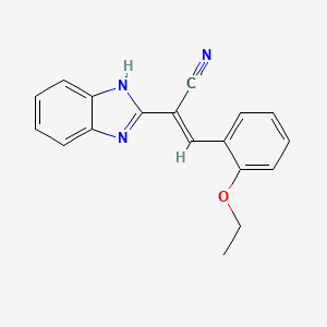 2-(1H-benzimidazol-2-yl)-3-(2-ethoxyphenyl)acrylonitrile
