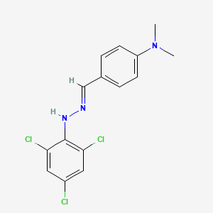 molecular formula C15H14Cl3N3 B3841010 4-(dimethylamino)benzaldehyde (2,4,6-trichlorophenyl)hydrazone 