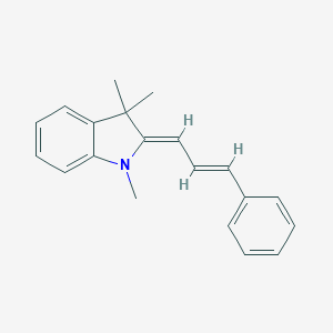 molecular formula C20H21N B384107 1,3,3-Trimethyl-2-(3-phenyl-2-propenylidene)indoline 