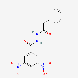 3,5-dinitro-N'-(phenylacetyl)benzohydrazide