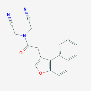 N,N-bis(cyanomethyl)-2-naphtho[2,1-b]furan-1-ylacetamide