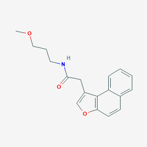 N-(3-methoxypropyl)-2-naphtho[2,1-b]furanylacetamide