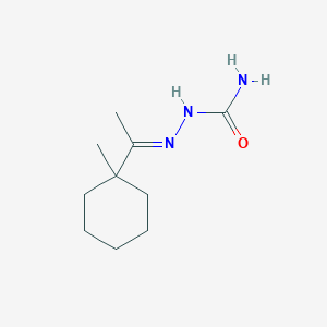 molecular formula C10H19N3O B3841166 1-(1-methylcyclohexyl)-1-ethanone semicarbazone 