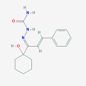 1-(1-hydroxycyclohexyl)-3-phenyl-2-propen-1-one semicarbazone