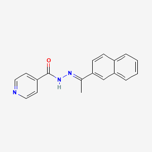 N'-[1-(2-naphthyl)ethylidene]isonicotinohydrazide