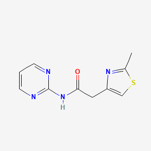 2-(2-methyl-1,3-thiazol-4-yl)-N-2-pyrimidinylacetamide