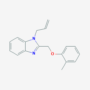 molecular formula C18H18N2O B384142 1-Allyl-2-o-tolyloxymethyl-1H-benzoimidazole CAS No. 612049-83-9