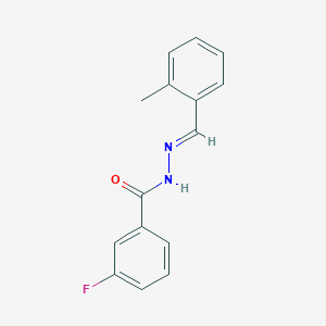 3-fluoro-N'-(2-methylbenzylidene)benzohydrazide