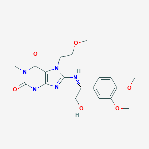 molecular formula C20H27N5O6 B038415 Sdz mks 492 CAS No. 114606-56-3