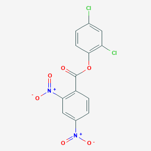 molecular formula C13H6Cl2N2O6 B3841569 2,4-dichlorophenyl 2,4-dinitrobenzoate 