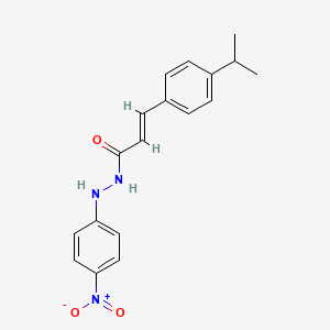 3-(4-isopropylphenyl)-N'-(4-nitrophenyl)acrylohydrazide