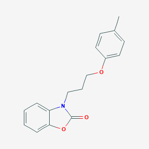 molecular formula C17H17NO3 B384164 3-(3-p-Tolyloxy-propyl)-3H-benzooxazol-2-one CAS No. 609335-34-4