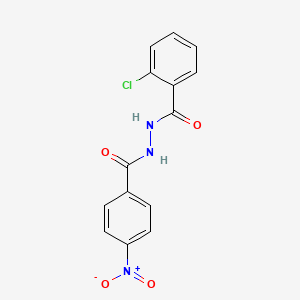 2-chloro-N'-(4-nitrobenzoyl)benzohydrazide