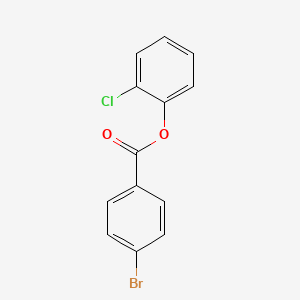 molecular formula C13H8BrClO2 B3841829 2-chlorophenyl 4-bromobenzoate 