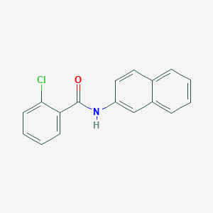 molecular formula C17H12ClNO B3841845 2-chloro-N-2-naphthylbenzamide 