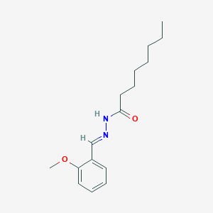 molecular formula C16H24N2O2 B3841889 N'-(2-methoxybenzylidene)octanohydrazide 